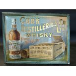 A Cork Distilleries Co Ltd Whisky pictorial tin advertising sign, 16 1/2 x 12 1/2".