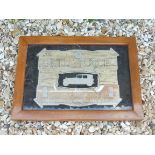 An older reproduction Rolls-Royce advertising mirror 20 3/4 x 14 1/2".