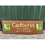 A Cadbury's Chocolates 'Made at Bournville' rectangular enamel sign, 72 x 24".