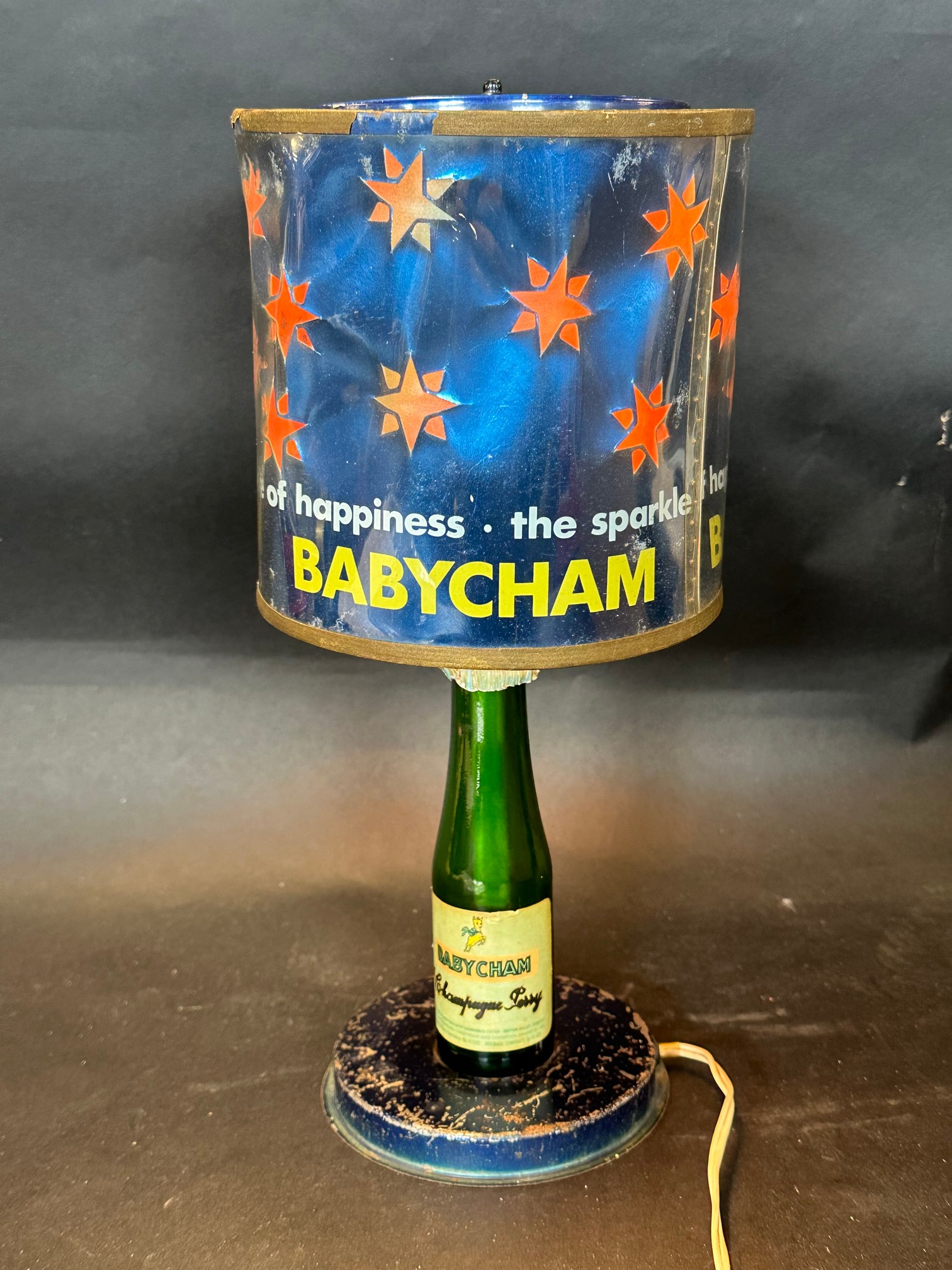 A Babycham table lamp, 13" high. - Image 4 of 4