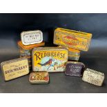 A small selection of tobacco tins.