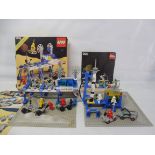 A boxed Lego Space Supply Station, no. 6930 and an Alpha 1 Rocket base, no. 920, not checked.