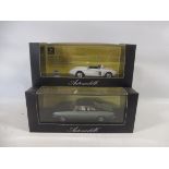 Two boxed Automobilia Dreams Engaged Series models Ford Mustang and Fitch Spirit.