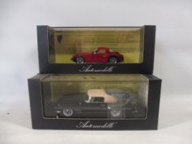 Two boxed Automobilia Dreams Engaged Series models 1964 Griffiths and a 1956 Duaia Ghia.