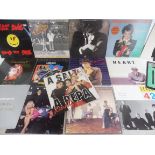 A box of mixed Genre Albulms To include The Jam ,Ian Drury Blondie and others