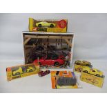 A small quantity of boxed die-cast to include Whizz wheels, and a Lamborghini P400 GT.