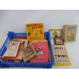 A quantity of games including Tiddly Golf, wooden puzzle games etc.