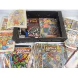 A quantity of excellent condition comics, Marvel group, Captain Britain etc.