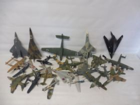 A large quantity of made and painted aircraft kits, mostly WWII aircraft.