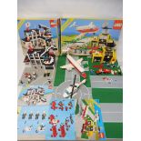 Two boxed Lego sets, Airport and Police Command Base, no.'s 6392 and 6386, not checked.