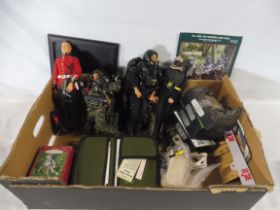 A large collection of Original Gi Joe Figures and accessories, to include Two SAS figures, a