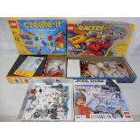 Three Lego themed games, Create-It, Racers and Star Wars - Battle of Hoth, not checked.