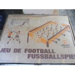An Italian Table football boxed circa 1970s