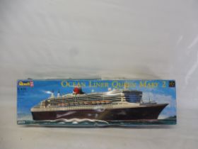 A boxed Revell Ocean liner Queen Mary 2, 1:400 scale, unmade.