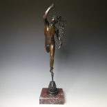 After Giambologna (1529-1608), a late 19th century Italian patinated bronze Grand Tour figure of