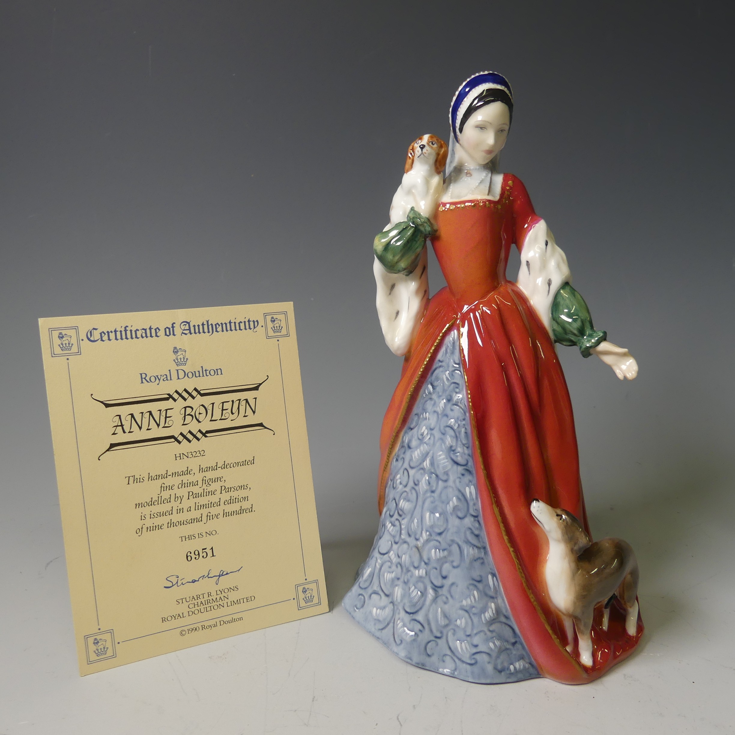 A Royal Doulton limited edition figure of Catherine of Aragon, HN3233, (4362/9500), together with - Image 6 of 9