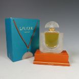 A Lalique 'Chevrefeuille' glass Scent Bottle, marked 'Lalique France A.0744' one side of the