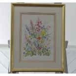 J. M. Iliffe (20th century), "Shakespeare's Flowers" and "Wild Flowers", a pair, watercolour,