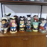 A collection of thirty four various decorative Toby Jugs (a lot)