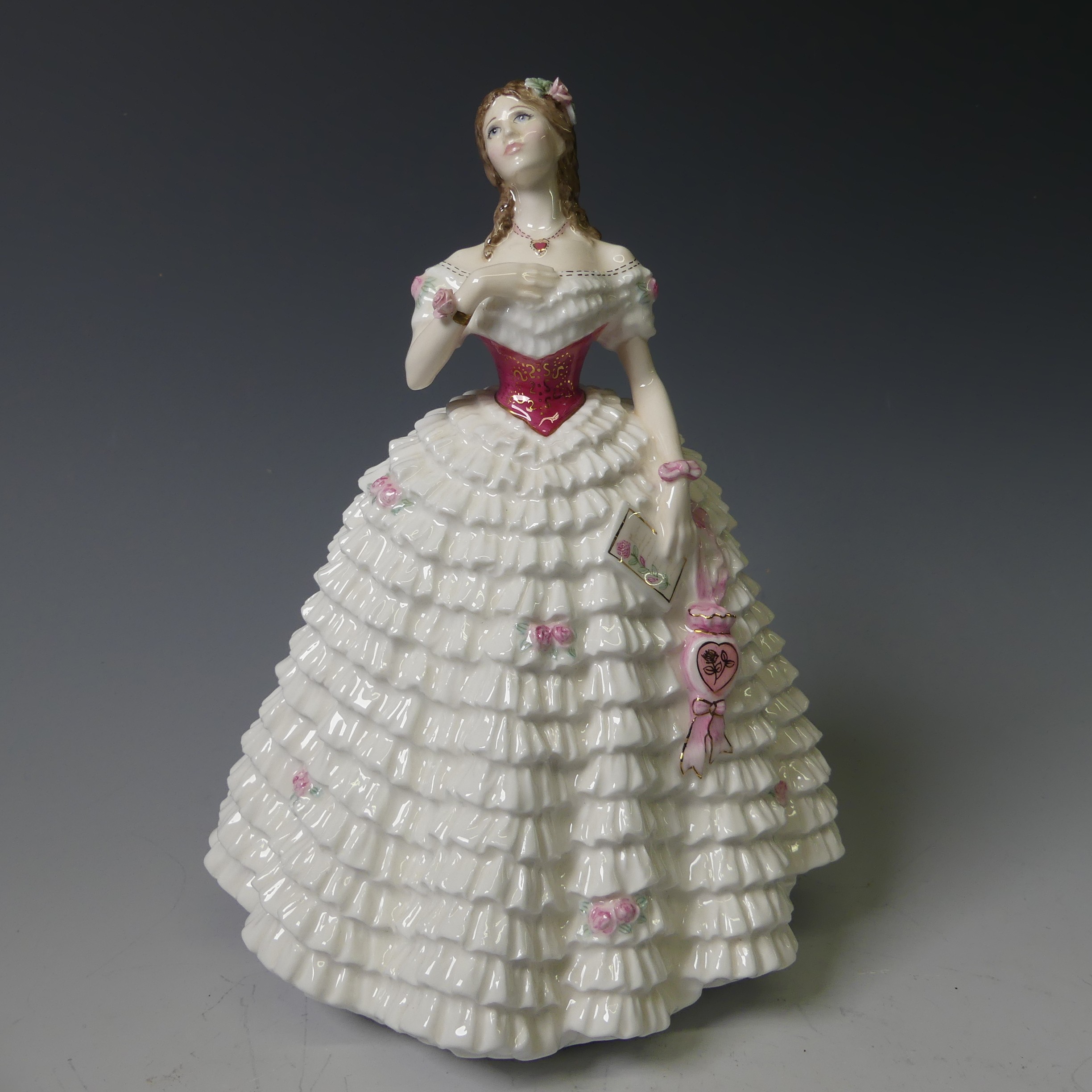 A Royal Doulton limited edition figure of La Loge, (170/7500), together with Lise, HN3474, (72/ - Image 12 of 15