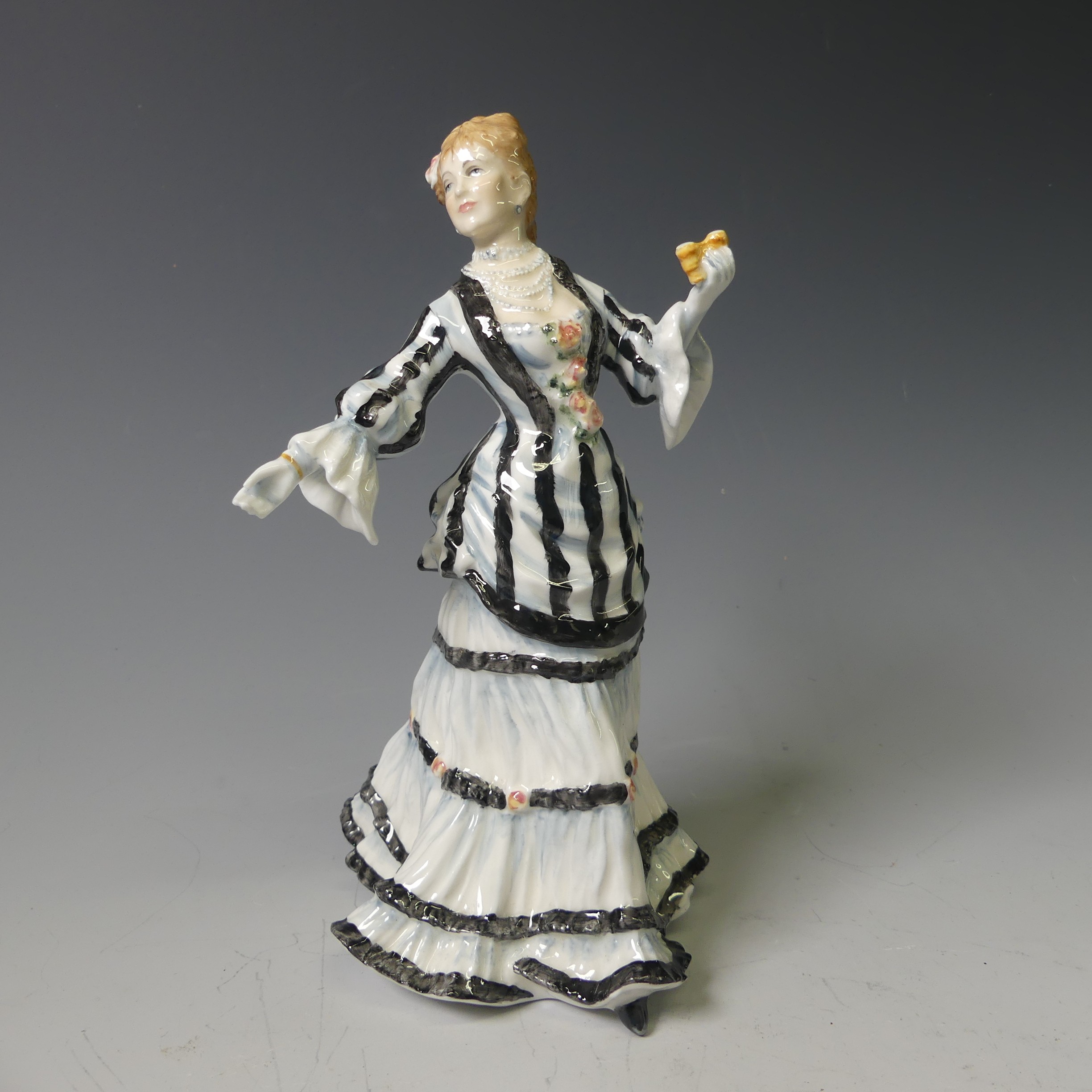 A Royal Doulton limited edition figure of La Loge, (170/7500), together with Lise, HN3474, (72/ - Image 9 of 15