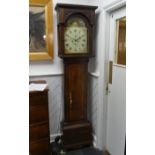 S. Roberts, Blairgowrie, a mahogany 8-day longcase clock with two-weight movement striking on a