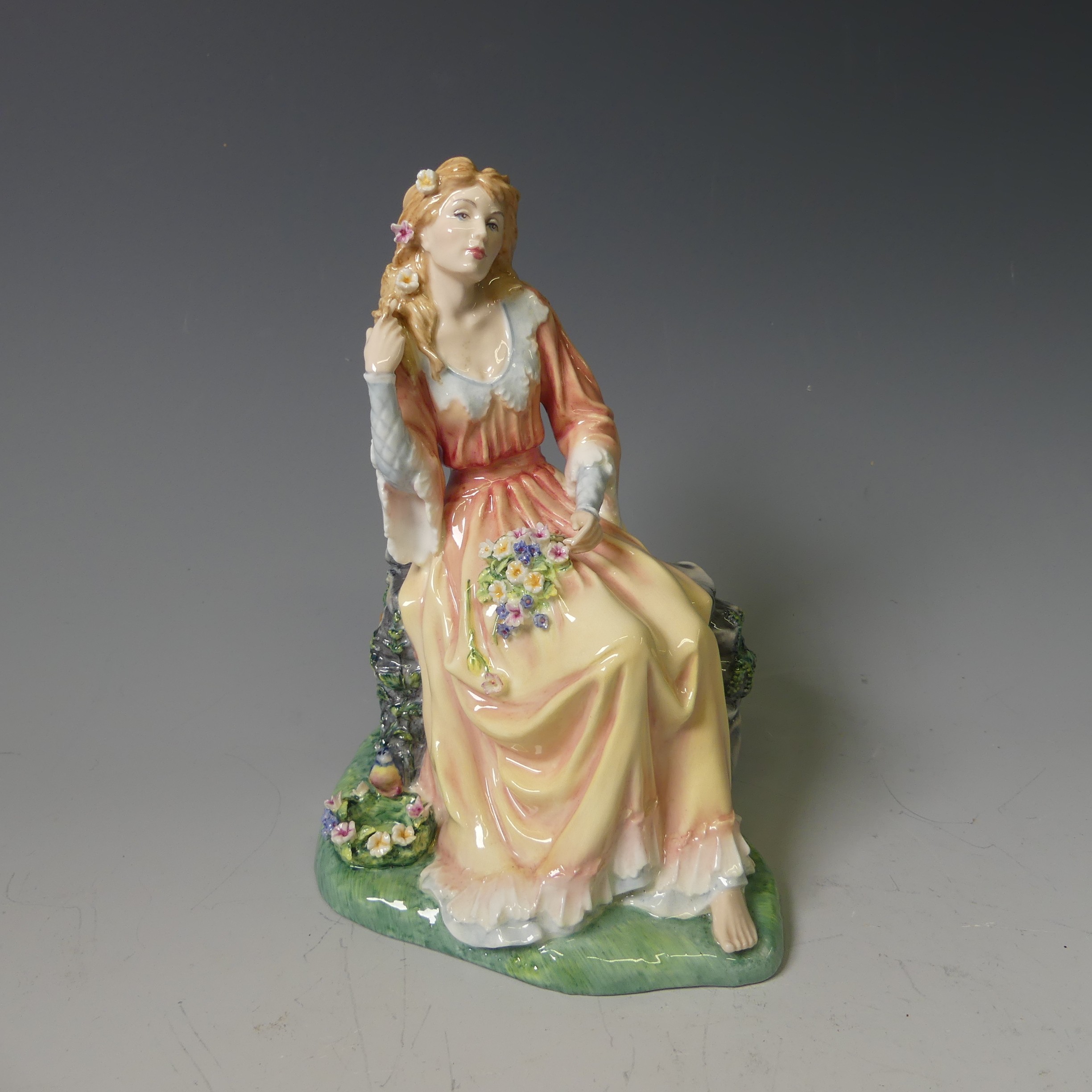 A Royal Doulton limited edition figure of Ophelia, HN3674, (13/5000), with certificate of - Image 2 of 4