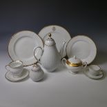A very extensive Bing and Grøndahl gilt banded Dinner and Tea Service, comprising thirteen large