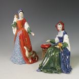 A Royal Doulton limited edition figure of Catherine of Aragon, HN3233, (4362/9500), together with