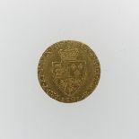 A George III gold Guinea, dated 1791, with spade reverse.