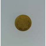 A Victorian gold Half Sovereign, dated 1853, with shield reverse.