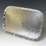 An Edwardian silver Tray, by William Comyns & Sons, hallmarked London, 1907, of rectangular form