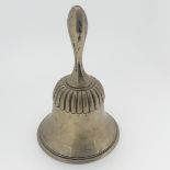 An early 20thC Dutch (833) silver Table Bell, of traditional form, the handle lacking finial, 13.8cm