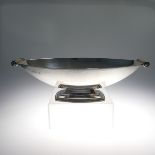 A George V Art Deco silver Dish, by Goldsmiths & Silversmiths Co Ltd., hallmarked London, 1932, of