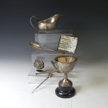 A George V silver two handled Trophy Cup, hallmarked Birmingham 1935, in the Art Deco style, with