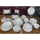A Royal Doulton 'Classique' pattern Dinner Service, eight place setting, comprising eight Dinner