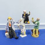A small quantity of Royal Doulton character Figures, to comprise Slapdash, HN2277, Partners, HN3119,