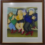 Beryl Cook (1926-2008), Dancing Class, a pencil signed limited edition print, no.149/300, titled