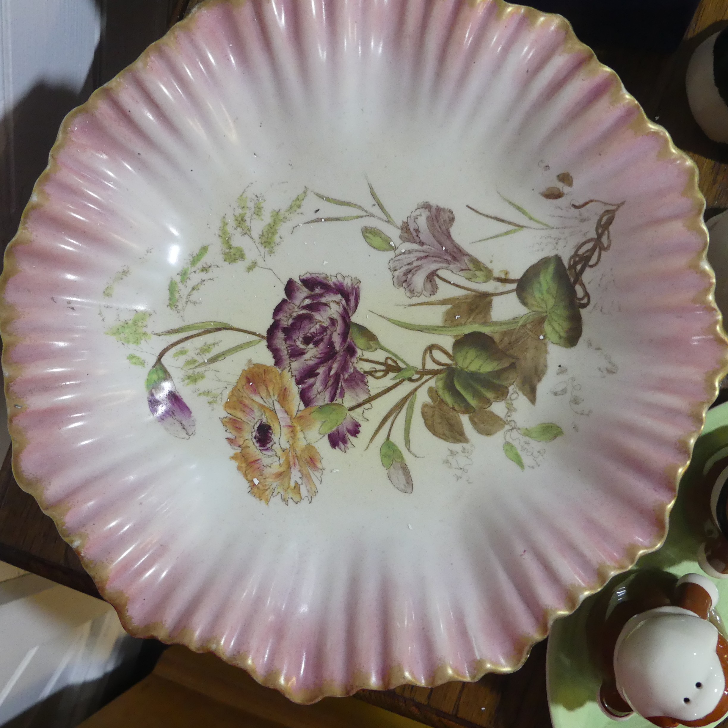 A quantity of Mixed Ceramics, including a Carlton Ware ashtray, footed Tazza and a Match Holder, - Image 4 of 8