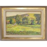 Duncan Grant (British, 1885-1978), Landscape, Firle, oil on board, signed "D. Grant" and dated '53