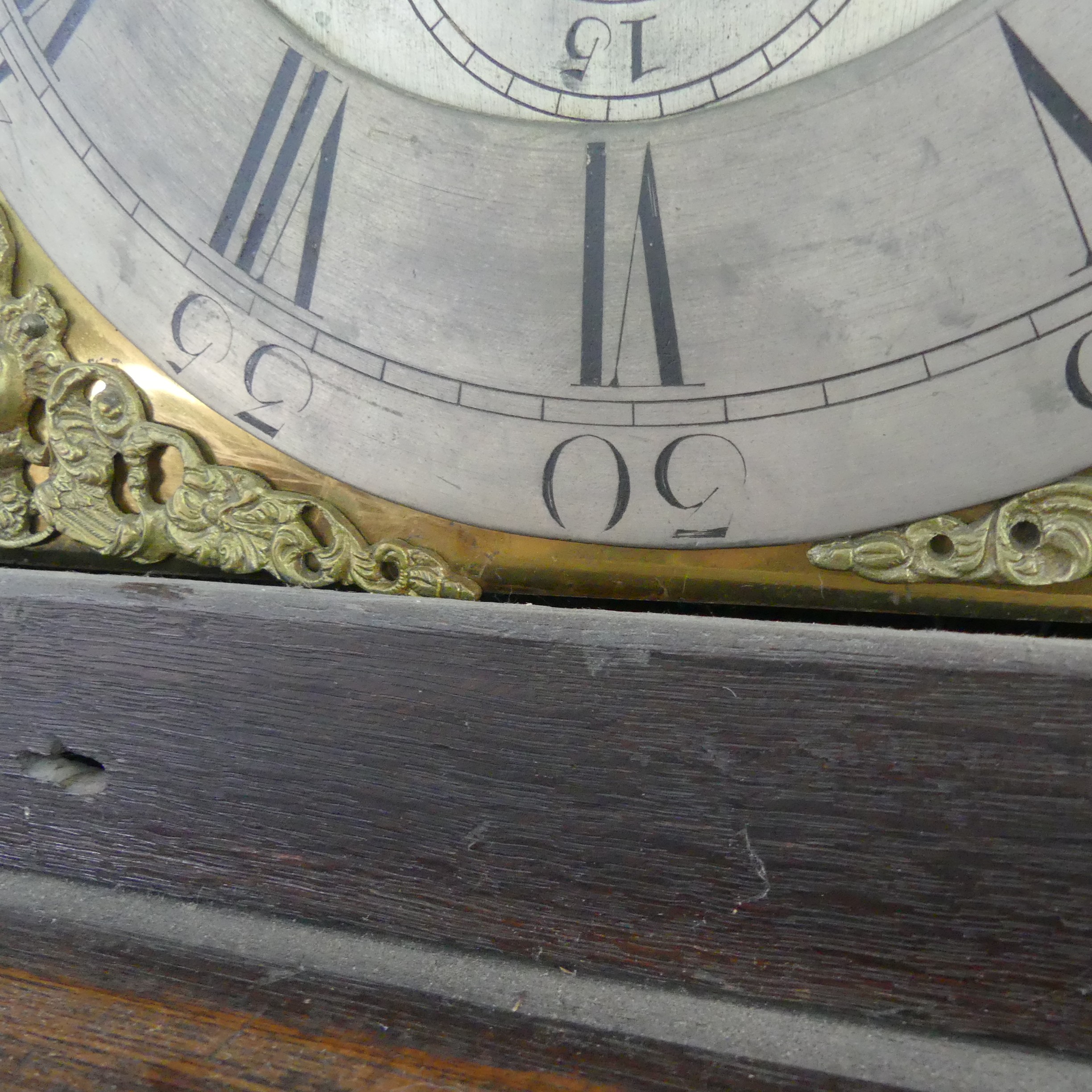 W. Fletcher, Leeds, a carved oak 8-day longcase clock with two-weight movement striking on a bell, - Image 14 of 29