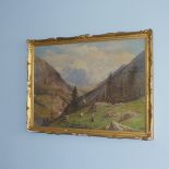 Alfred Heaton Cooper (British 1863-1929), Norwegian Mountainous Landscape, watercolour, signed lower