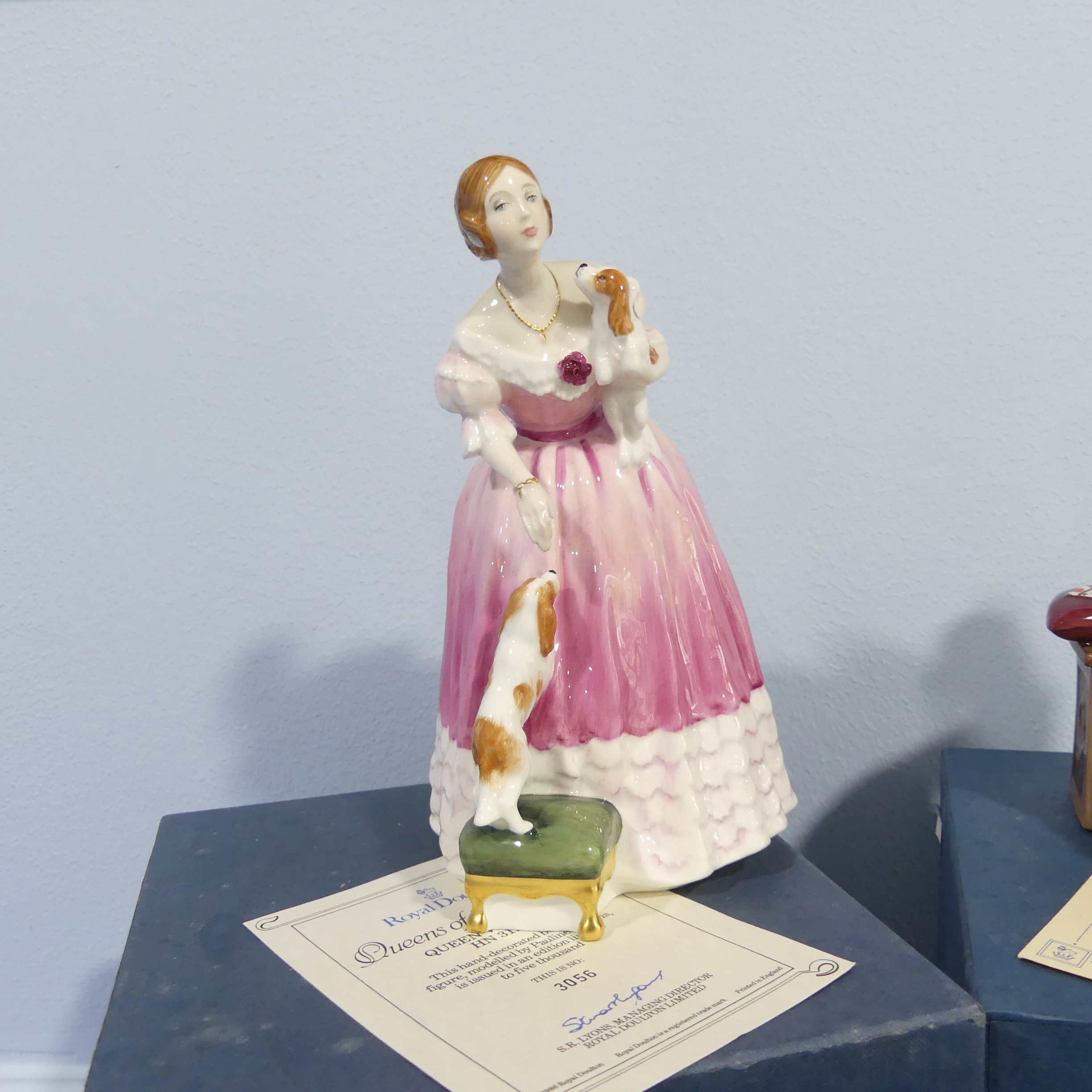 A quantity of Royal Doulton 'Queens of the Realm' limited edition Figures, comprising Queen Anne - Image 4 of 7