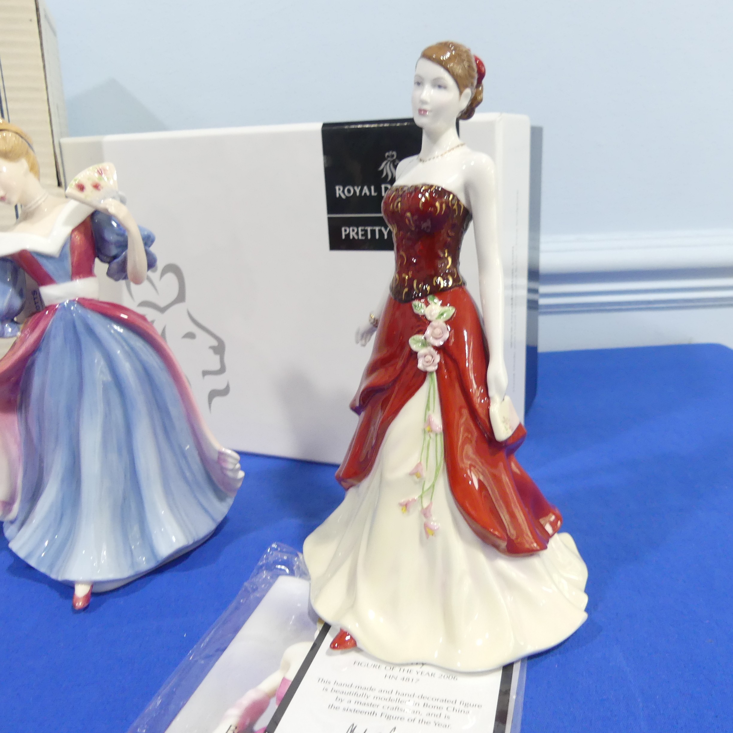 A small quantity of Royal Doulton Pretty Ladies Figures, to comprise Emily HN4817, Helena HN5318 and - Image 3 of 8