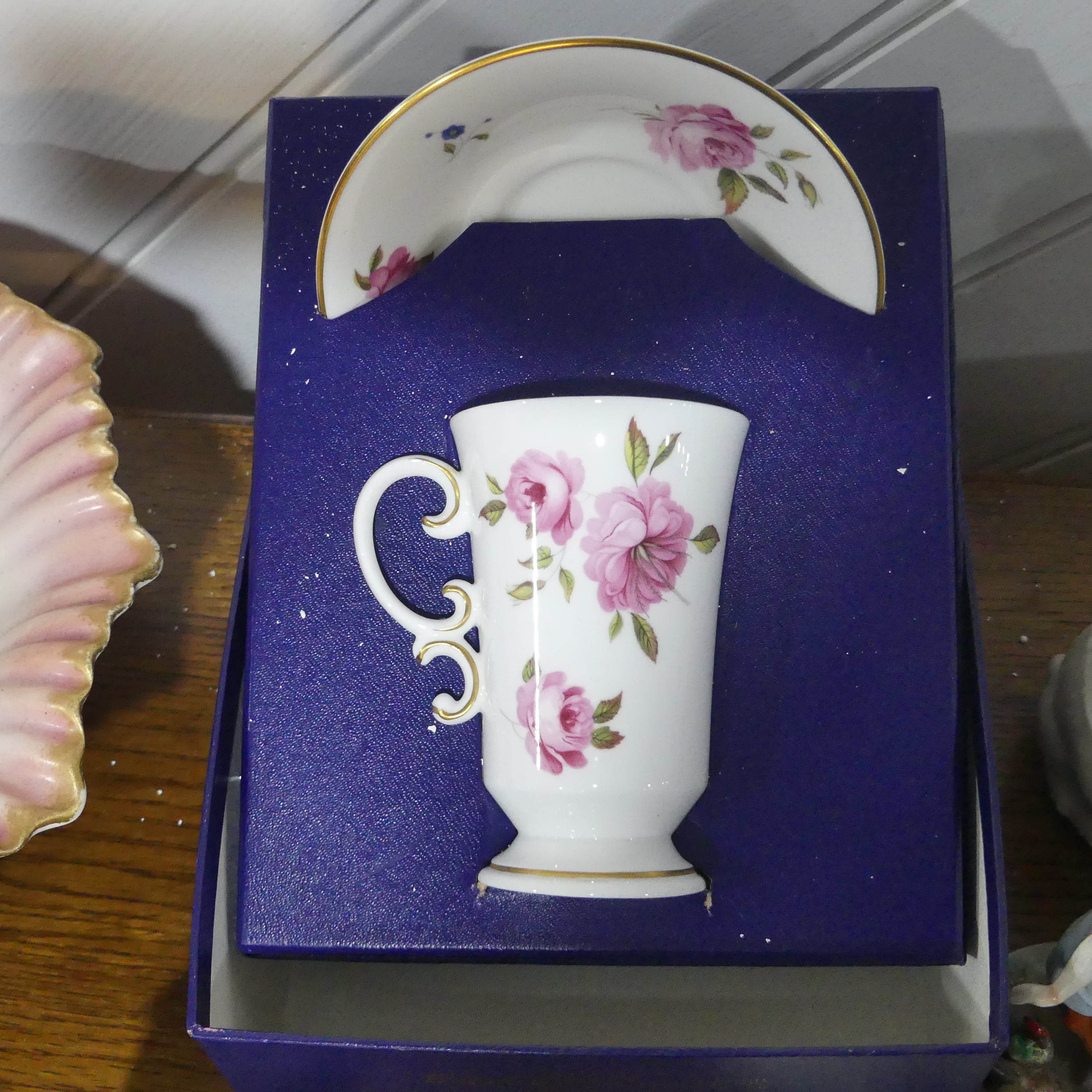 A quantity of Mixed Ceramics, including a Carlton Ware ashtray, footed Tazza and a Match Holder, - Image 3 of 8