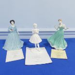 A quantity of Coalport limited edition Figures, to comprise Ariel (413/), True Love (2127/),