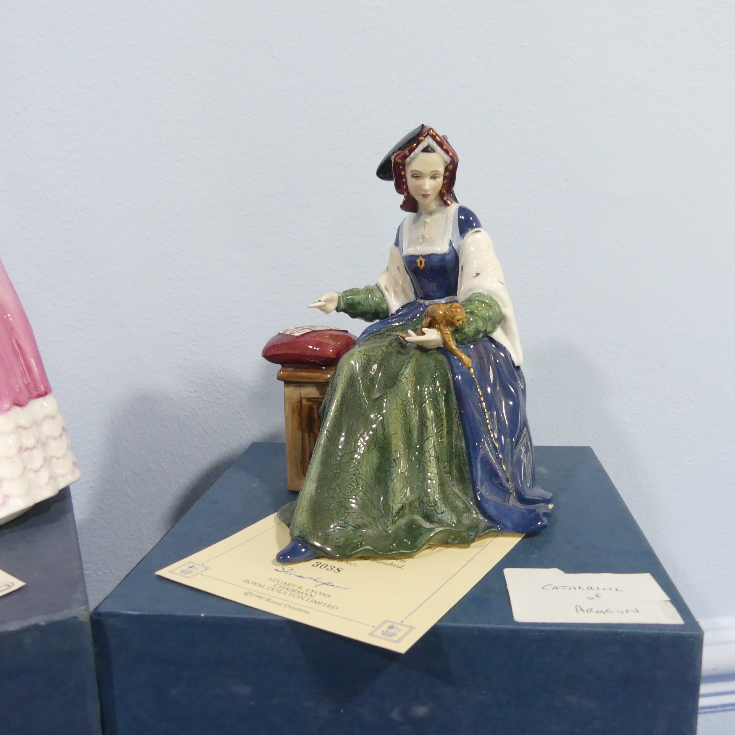 A quantity of Royal Doulton 'Queens of the Realm' limited edition Figures, comprising Queen Anne - Image 5 of 7