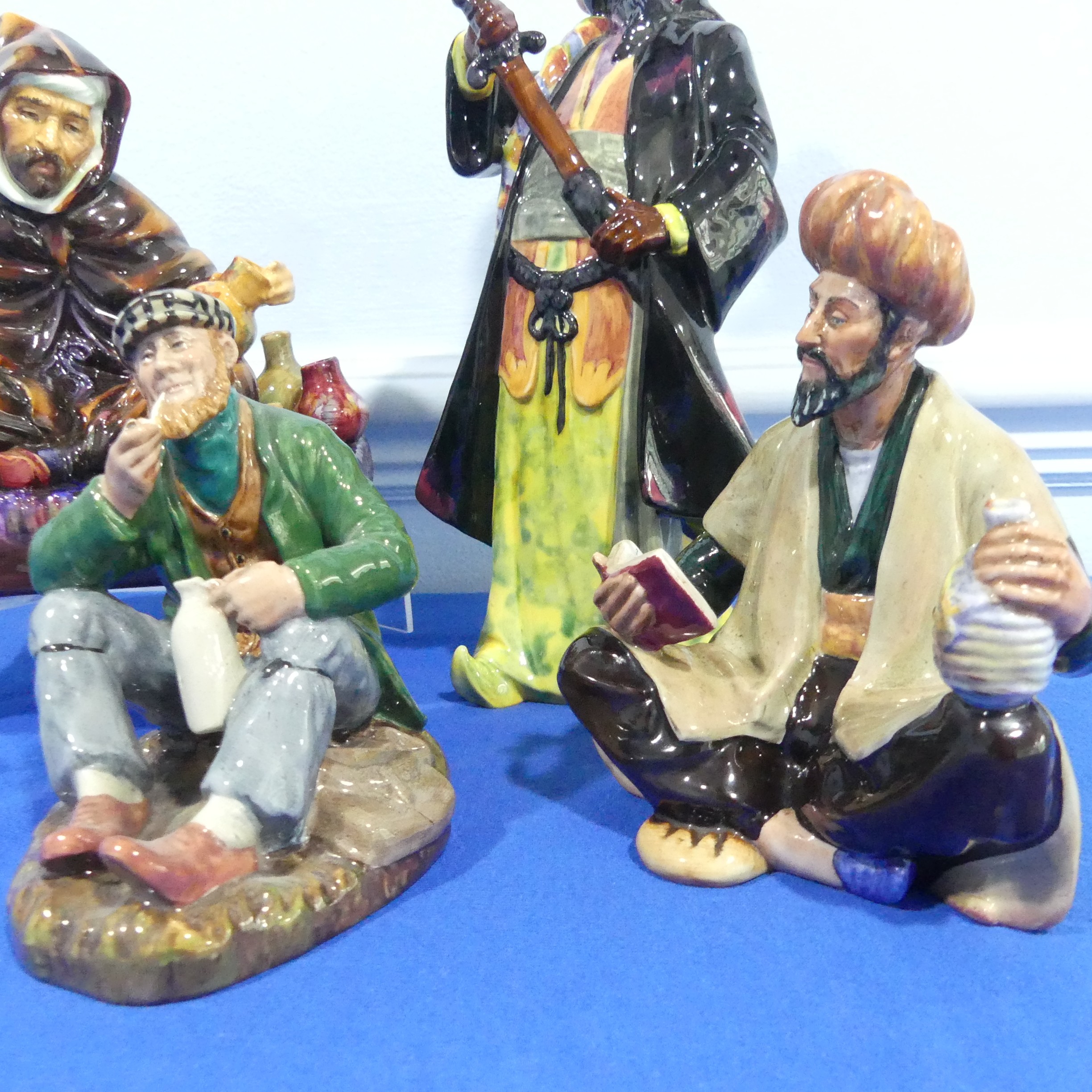 A small quantity of Royal Doulton character Figures, comprising Potter, HN1493, The Wayfarer, - Image 2 of 6