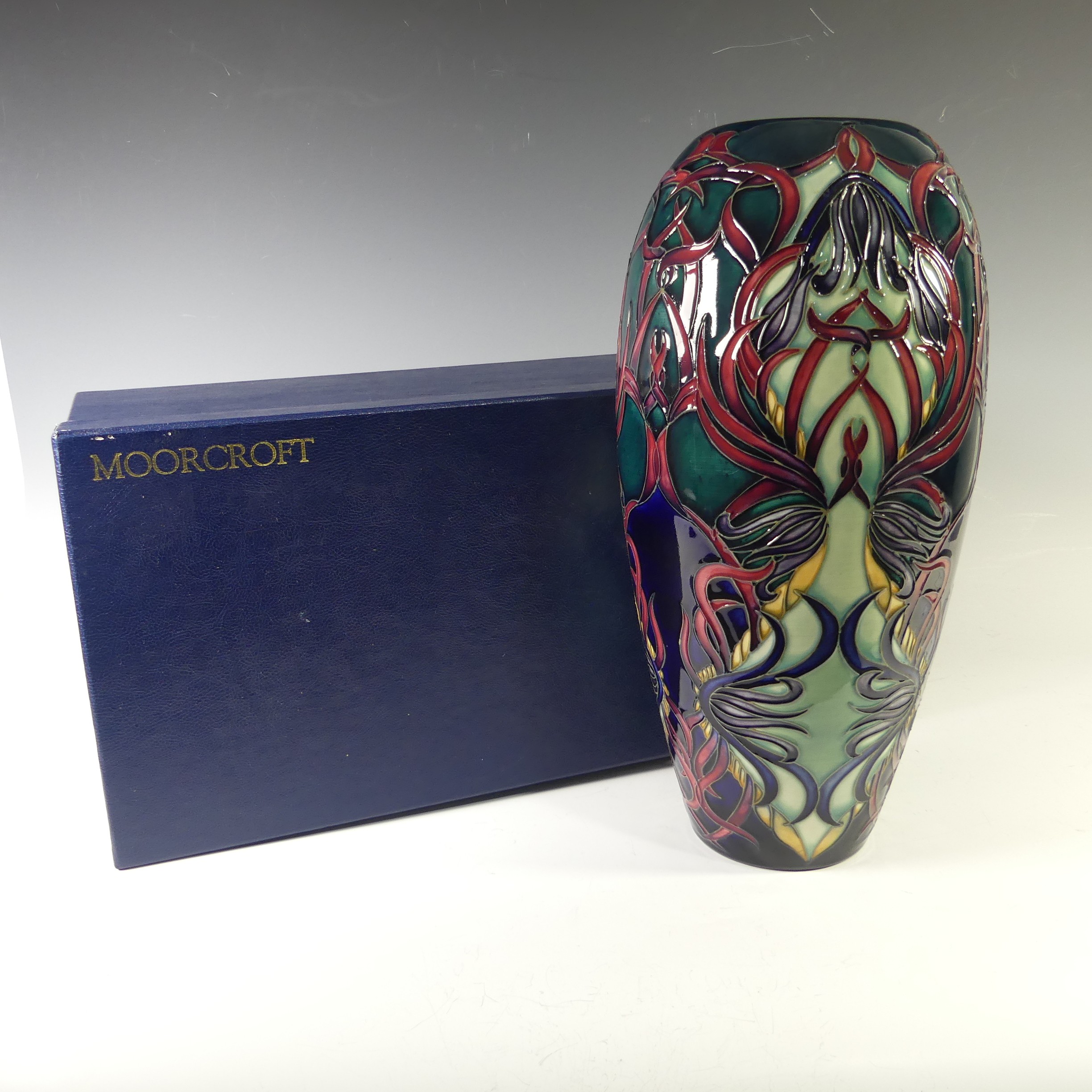 A Moorcroft limited edition 'Maypole' Vase, by Wendy Mason, circa 1997, of ovoid form, no. 17/150, - Image 3 of 6