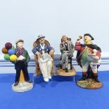 A small quantity of Royal Doulton character Figures, comprising Taking Things Easy, HN2677, Antiques